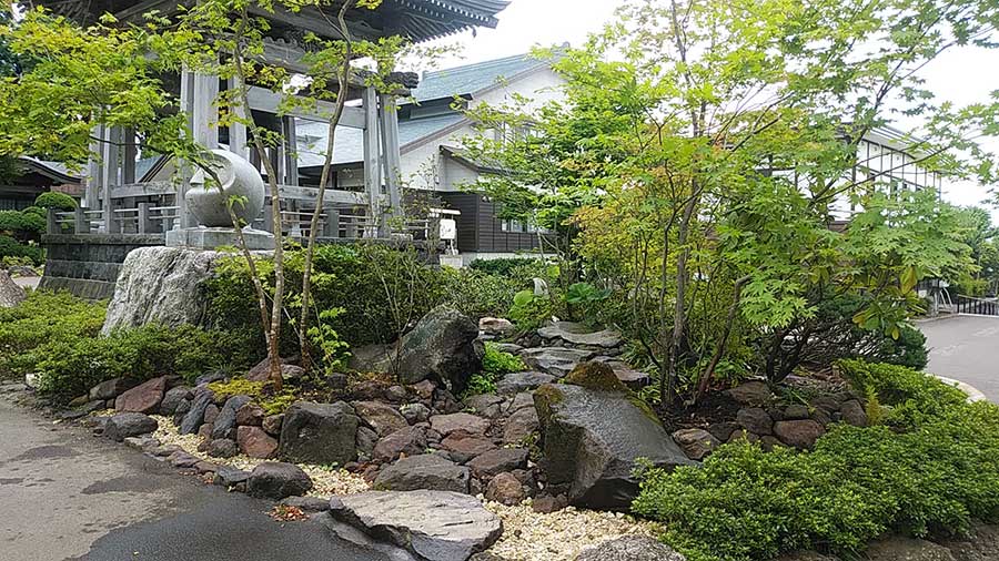 工事後の庭の様子